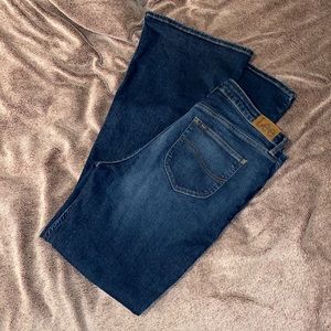 Lee slim fit flare high rise jeans